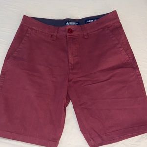 Mens maroon shorts